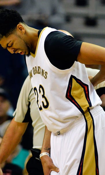 Anthony Davis injured after crashing into seats in loss to Pacers
